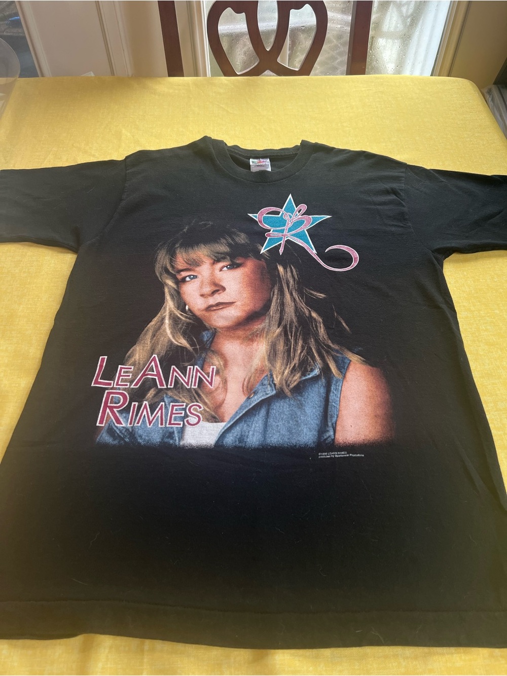 LeAnne Rimes Blue Concert T Shirt 1996